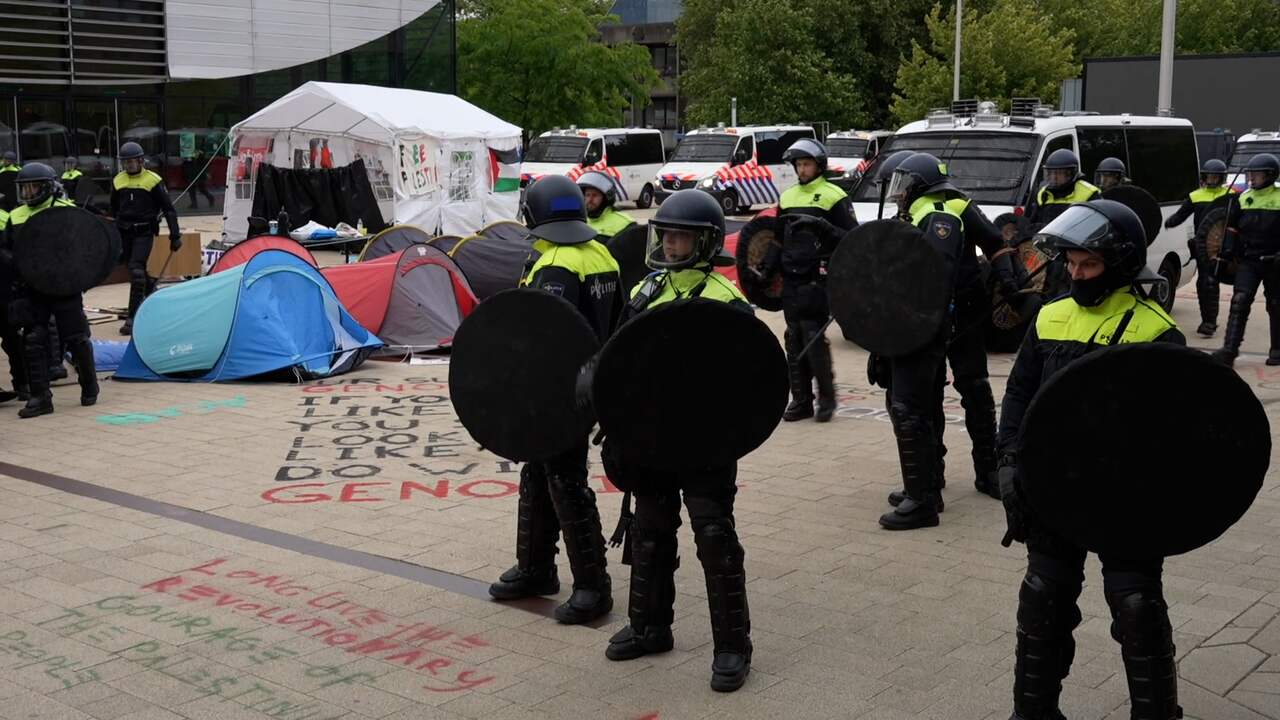 Pro Palestijnse Demonstranten Verlaten Terrein Erasmus Universiteit Na