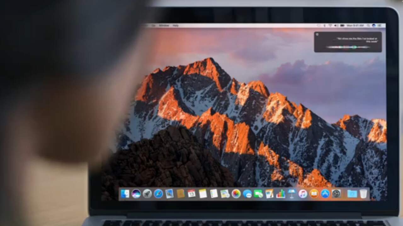 Siri op MacOS kan computer doorzoeken