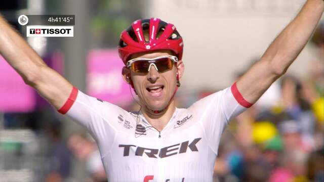 Bauke Mollema wint de vijftiende etappe van de Tour de France