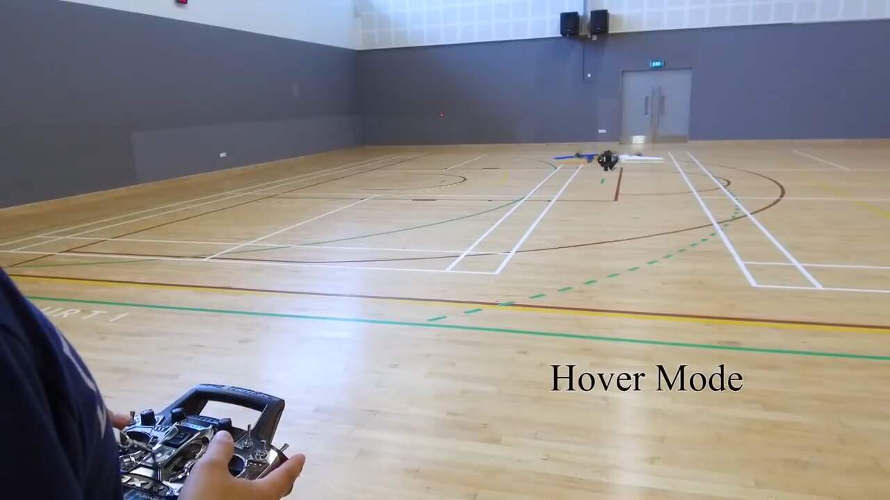 Drone kan transformeren in vliegtuig