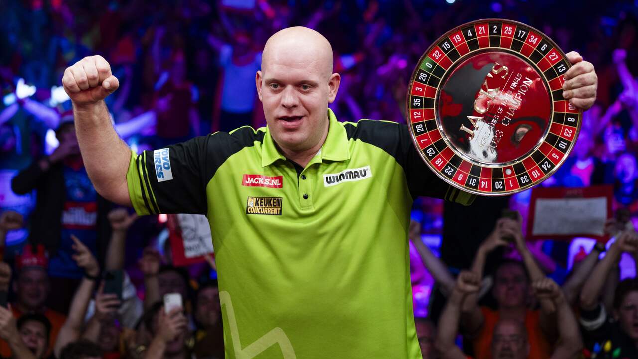 Van Gerwen Maakt Indruk Met Negendarter En Titel In Amsterdam Hij Is