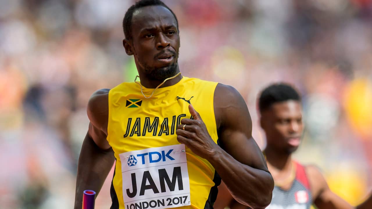 Usain Bolt blesseert zich tijdens laatste race in WK-finale 4x100 meter