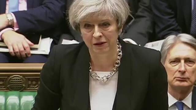 Premier May tegenover parlement: 'Wij zijn niet bang'