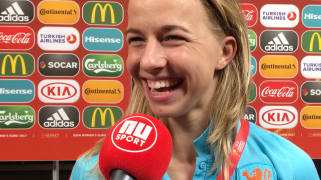 Jackie Groenen had fans uit België en Nederland op de tribune