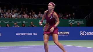 Het succesvolle tennisjaar van Kiki Bertens in beeld