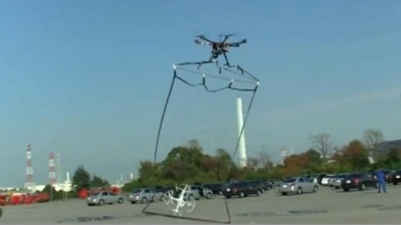 Japanse drone met net