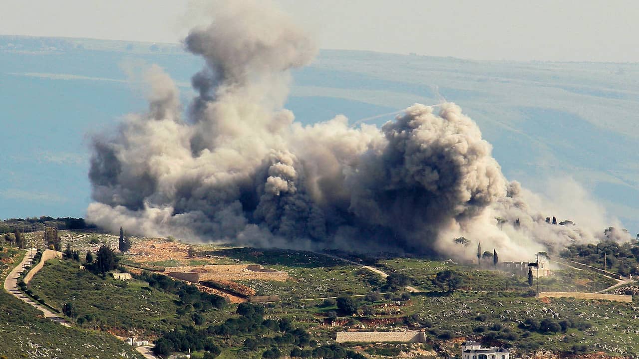 Israël bombardeert opnieuw een bolwerk van Hezbollah in Libanon