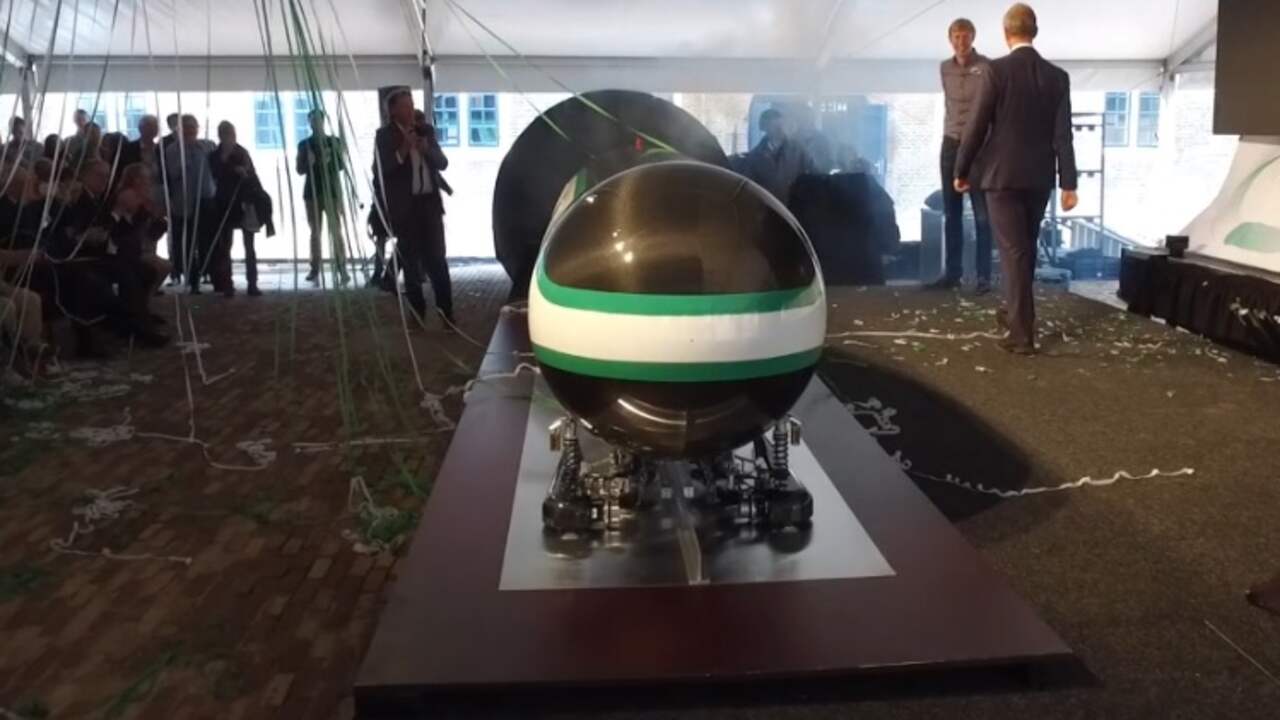 TU Delft onthult supersnelle Hyperlooptrein