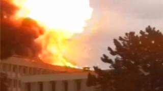 Brand veroorzaakt gasexplosie bij universiteit Lyon