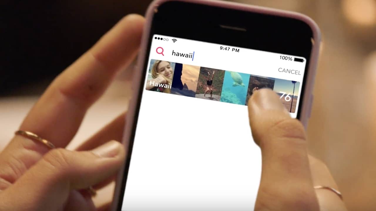 Nieuwe functie Snapchat bewaart oudere foto's en video's