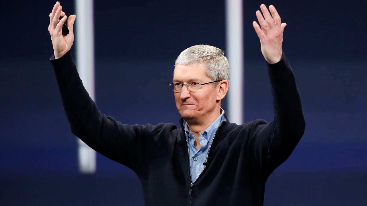 Apple-directeur Tim Cook over Steve Jobs