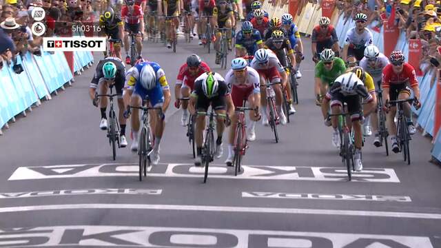 Kittel boekt nipte zege in massasprint