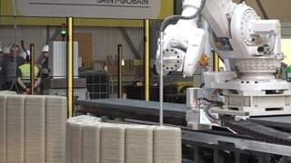 Eerste 3D-productielocatie open: 'We gaan huizen bouwen'