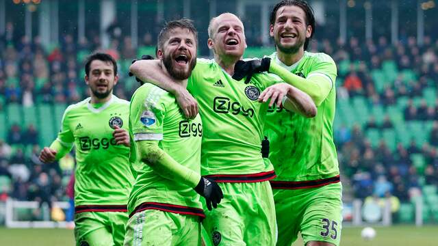 Tiental Ajax in tweede helft langs FC Groningen | NU - Het laatste nieuws het eerst op NU.nl