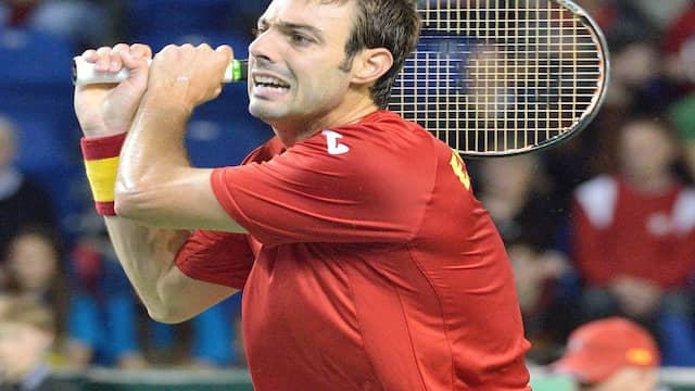 Ruime achterstand Spanje in Davis Cup