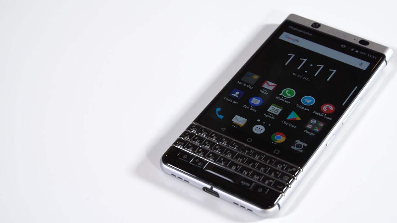 Review: BlackBerry KeyOne is een Android-telefoon met toetsenbord