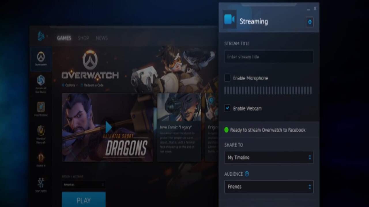 Dit is de nieuwe gamestreamingdienst van Blizzard