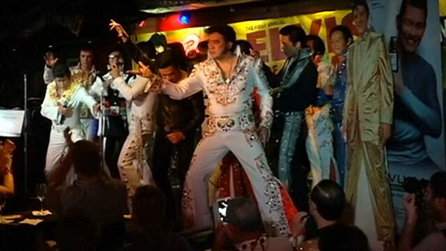 Elvis-imitators strijden om titel 'Elvis of Asia' in Filipijnen