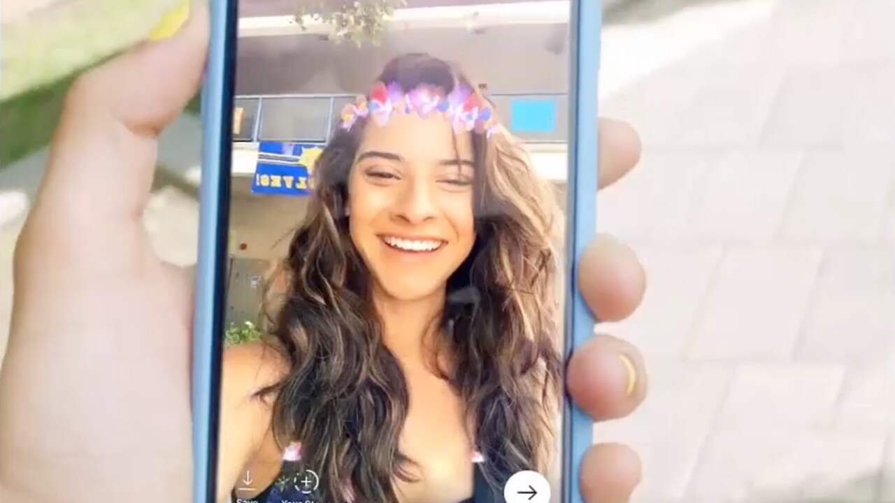 Zo zien de gezichtsfilters van Instagram eruit