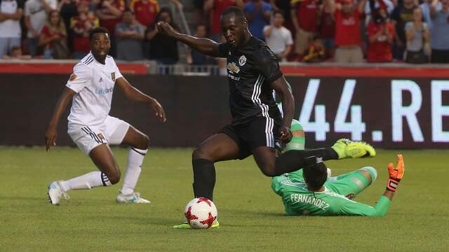 Lukaku maakt in oefenduel eerste treffer voor Manchester United