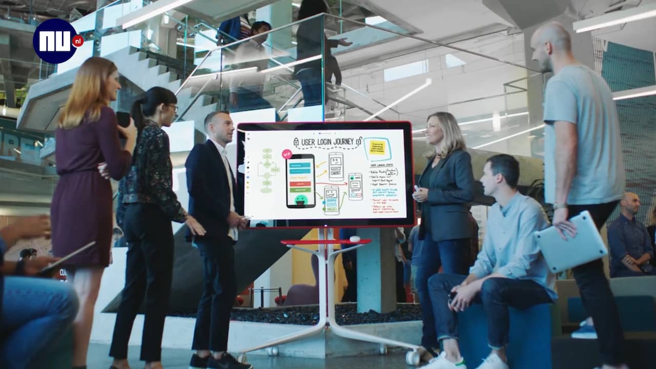 Digitaal whiteboard Google moet op afstand samenwerken makkelijker maken