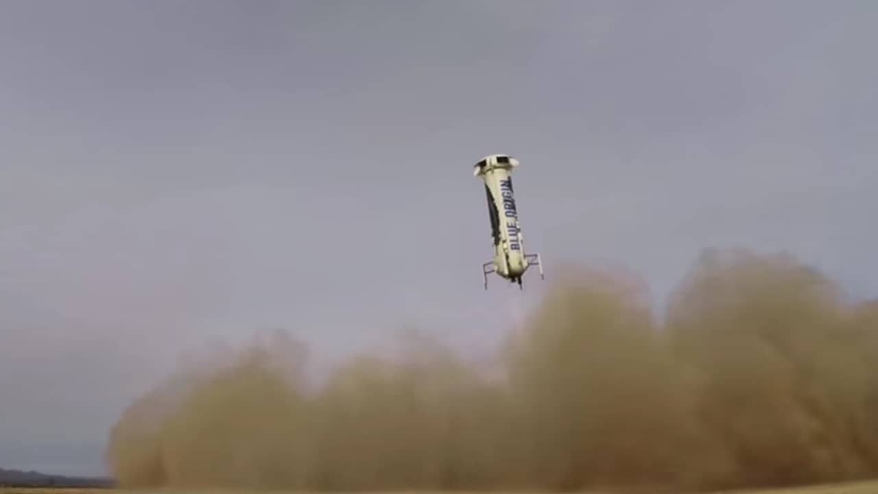 Raketlanding Blue Origin