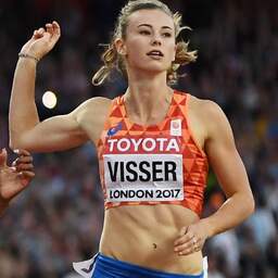 Visser eindigt als zevende in WK-finale 100 meter horden