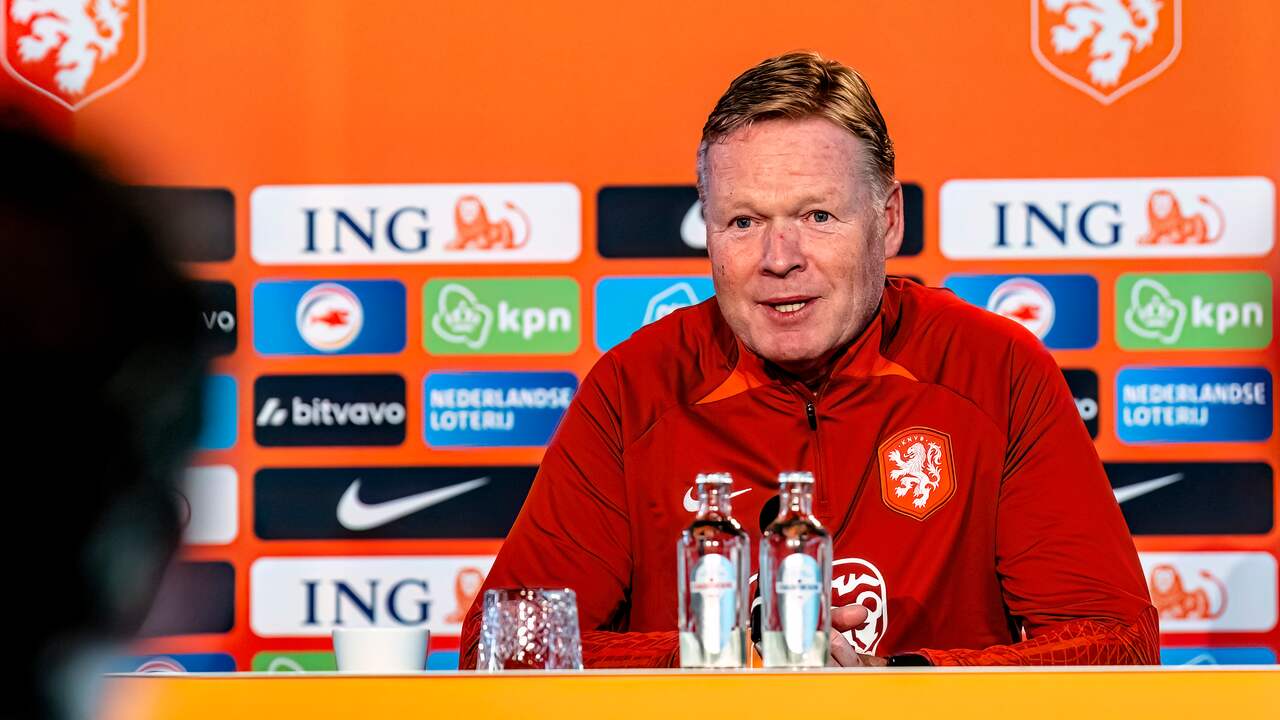 Bekijk Hier Live De Persconferentie Van Koeman En De Jong NU Nl