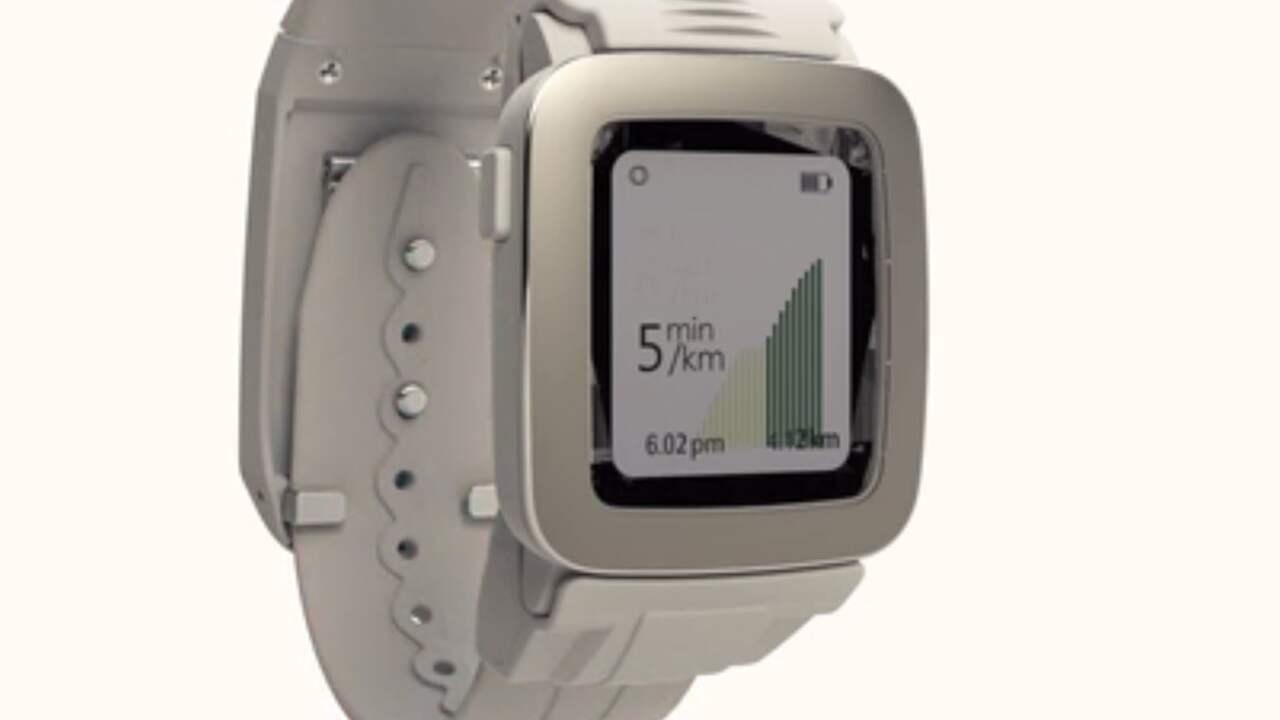 Crowdfundingsactie voor bandje met extra batterij Pebble-smartwatch