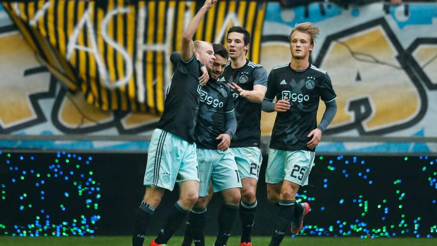 Ajax Blijft In Spoor Koploper Feyenoord Na Moeizame Zege Bij Vitesse