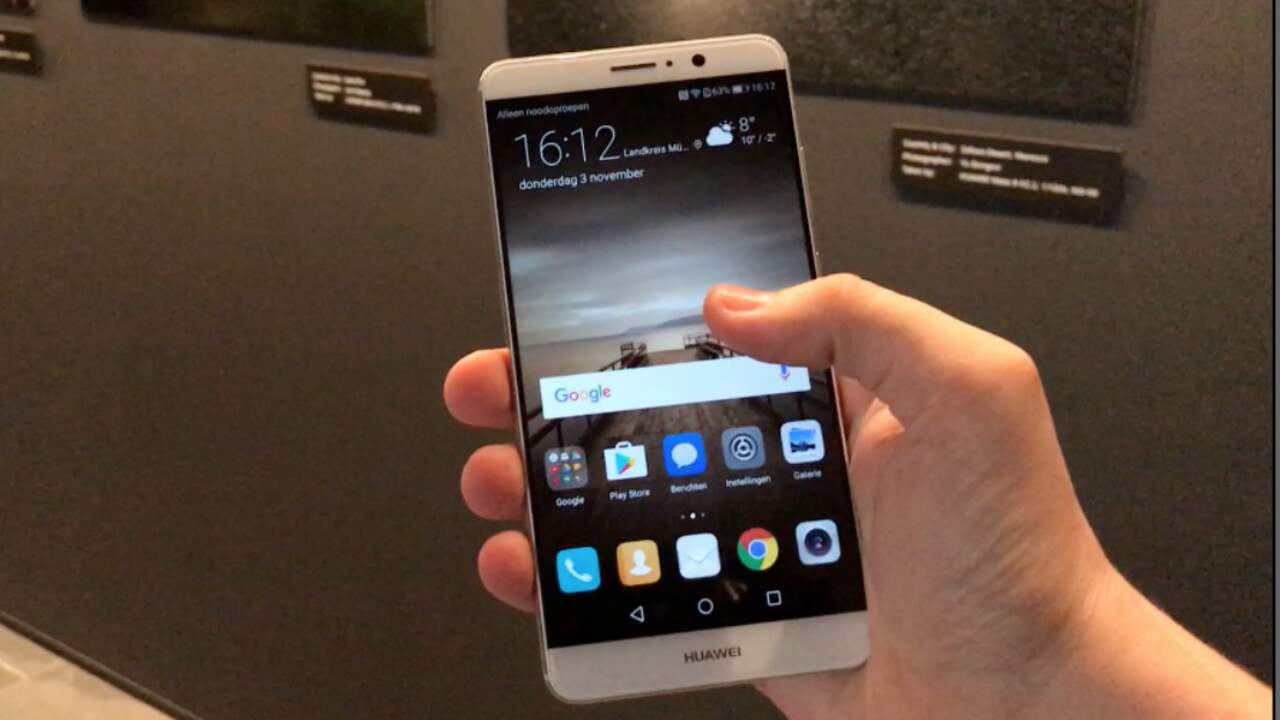 Huawei presenteert nieuwe smartphone in Duitsland