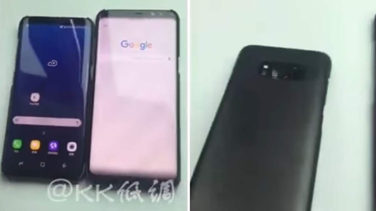 Eerste beelden Samsung Galaxy S8 en S8 Plus gelekt