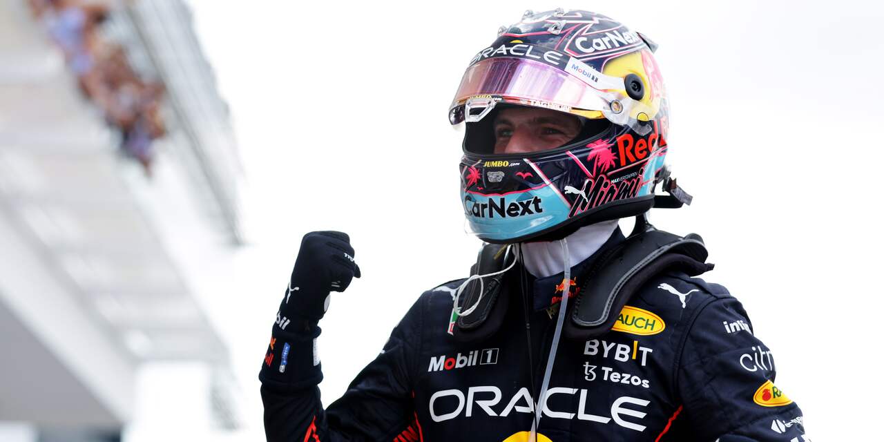 Verstappen houdt Leclerc af in spannende slotfase en wint GP van Miami
