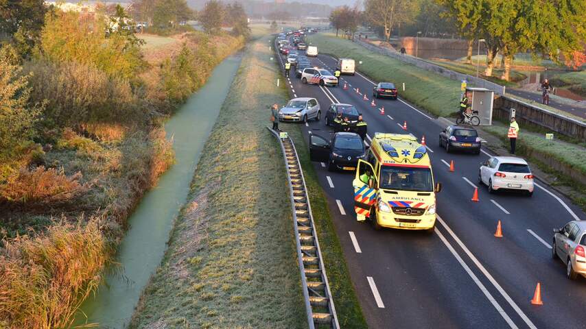 Kettingbotsing op Tjalmaweg