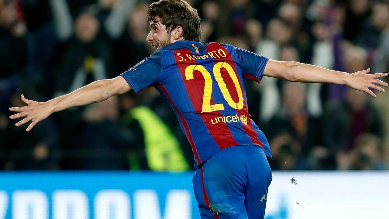 Sergi Roberto maakt historische comeback compleet met goal in blessuretijd