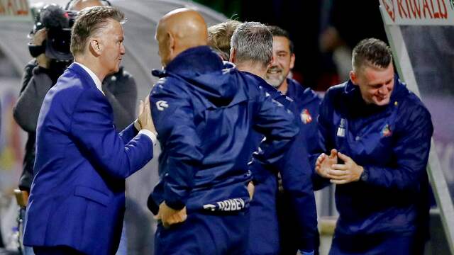 Tot vreugde van Van Gaal.