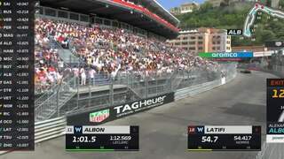 Tsunoda wipt teamgenoot Gasly eruit in Q1 Monaco