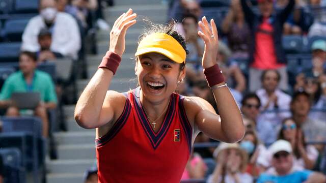 Emma Raducanu is de eerste qualifier ooit die de finale van een Grand Slam-toernooi haalt.
