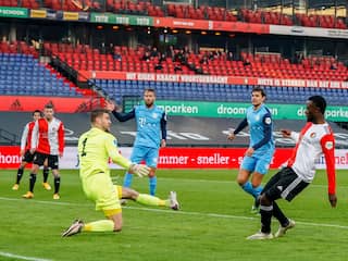 Feyenoord ontsnapt op eigen veld aan nederlaag tegen FC Utrecht