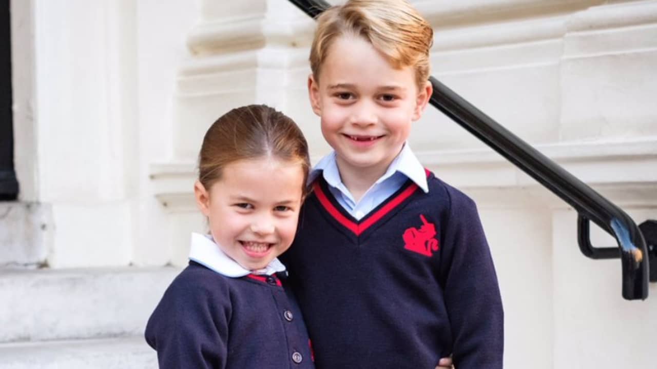 William en Kate brengen Charlotte weg voor eerste schooldag