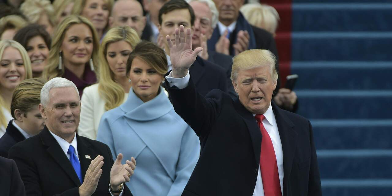 Ceremonie inauguratie Trump als president VS begonnen