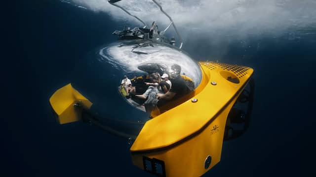 In deze ufo-achtige onderzeeër kun je de zeebodem ontdekken
