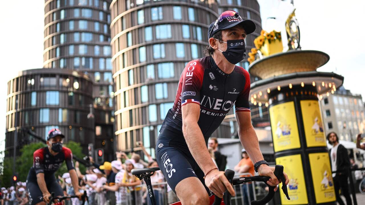 Geraint Thomas van INEOS Grenadiers won de Tour de France in 2018.