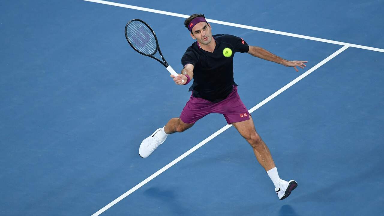 Roger Federer kwam na de Australian Open van 2020 niet meer in actie.