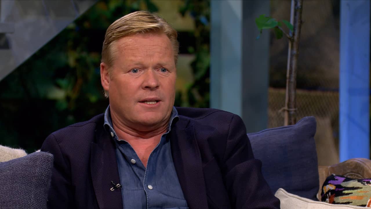 Ronald Koeman leerde noodgedwongen koken