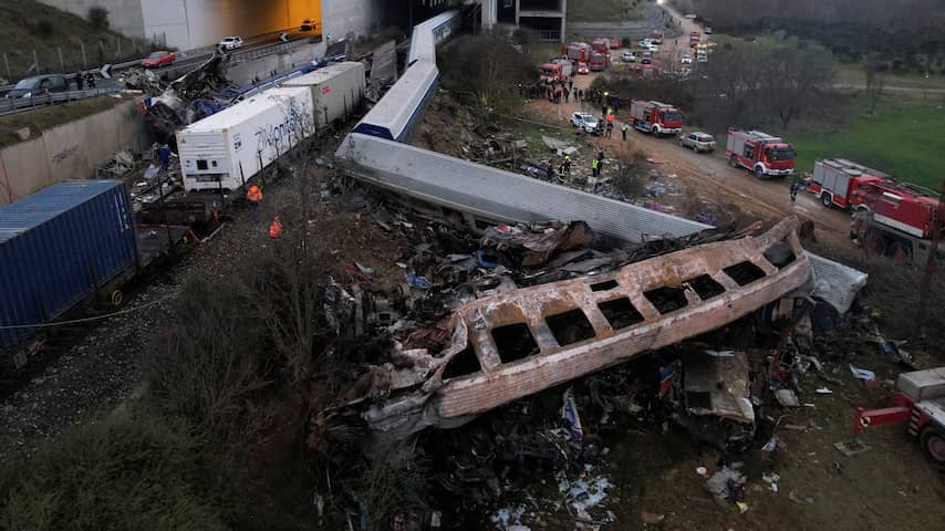 Treinen botsen op elkaar in Griekenland: 36 doden en tientallen (zwaar)gewonden