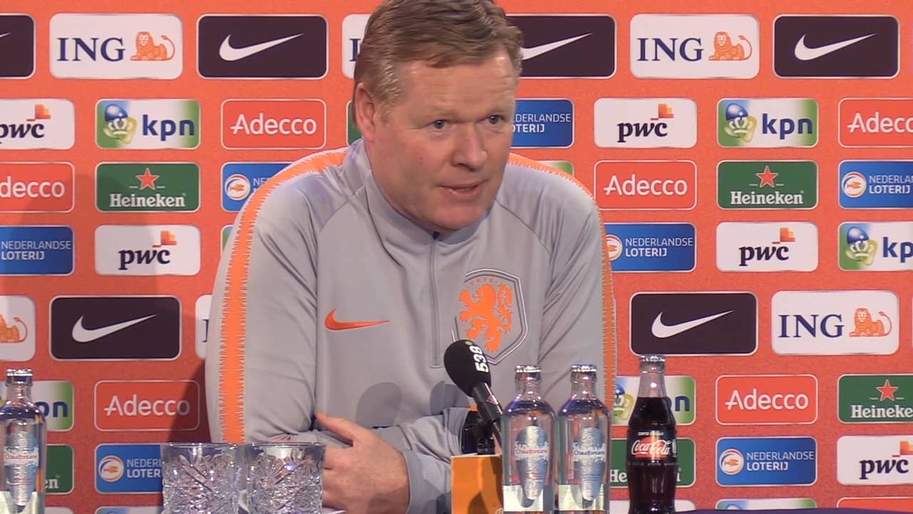 Beeld uit video: Koeman: 'Sprak al met PSV'er Ihattaren over Oranje'
