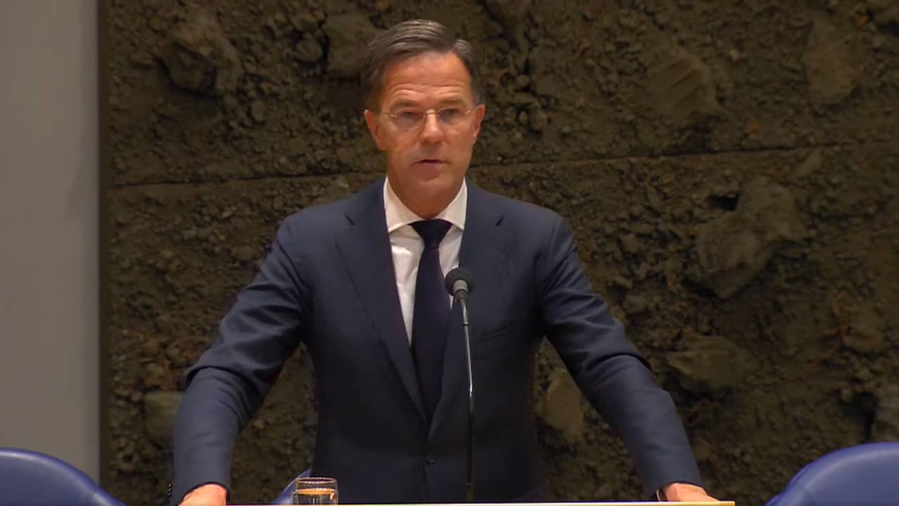 Beeld uit video: Demissionair premier Rutte maakt bekend dat hij politiek verlaat