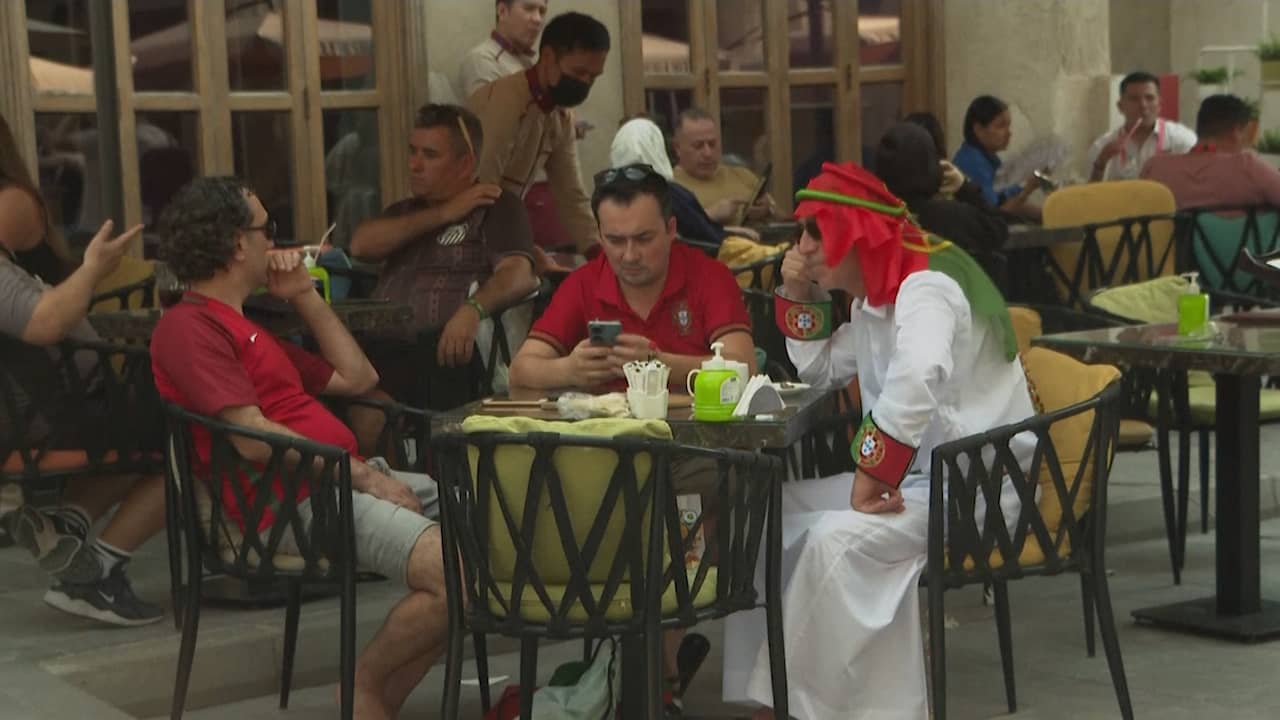 Beeld uit video: Zo denken ze in Qatar over het bierverbod in stadions
