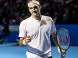 Federer na thriller voor vijftiende keer naar halve finales in Basel